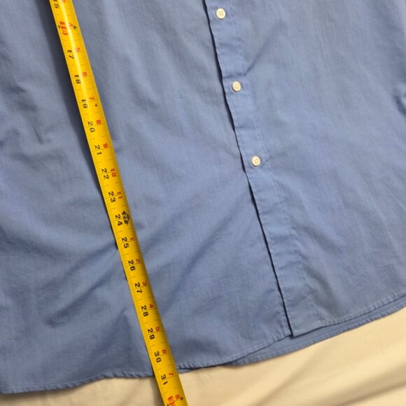 Protocol Men's Classic Blue Button-Down Dress Shirt | L - Picture 6 of 8
